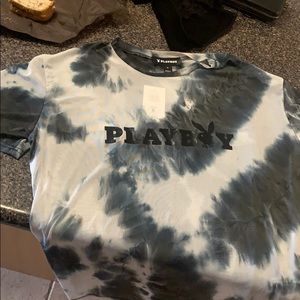 Mesh PLAYBOY oversized shirt